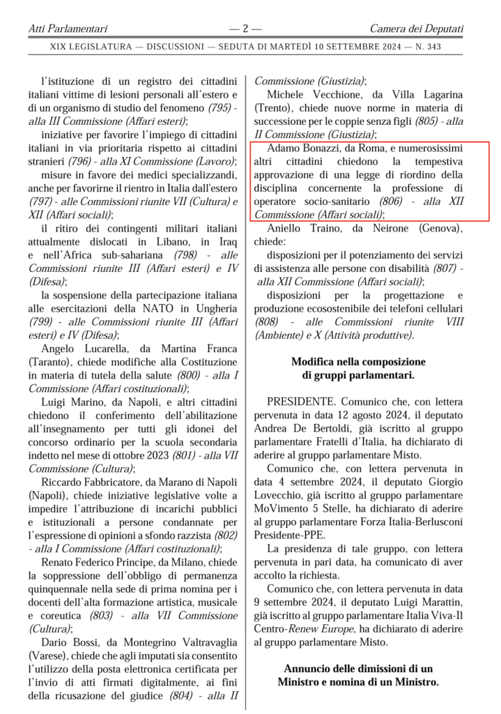 Screenshot-2024-09-23-alle-20.32.41-719x1024 Bonazzi (FSI-USAE): "la crisi della Professione Infermieristica non si risolve con l'Assistente Infermiere. Puntare sugli OSS".