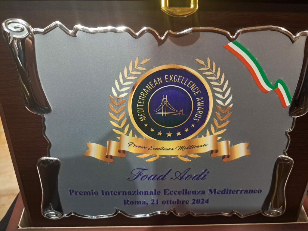 1-2-1024x768 Il prestigioso Premio "Eccellenze del Mediterraneo 2024" al Prof. Foad Aodi