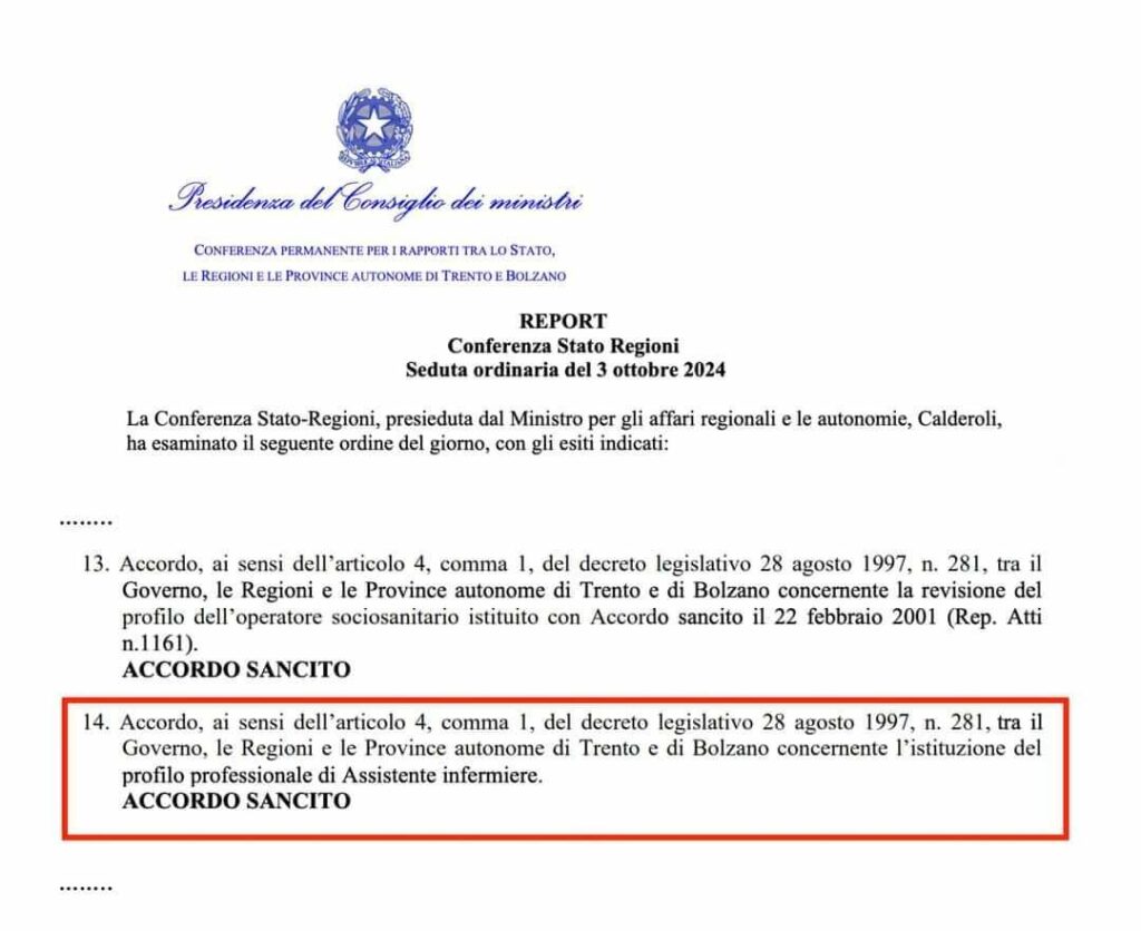 1000202228-1024x836 Nasce ufficialmente l'Assistente Infermiere: ok di Governo e Conferenza Stato-Regioni.