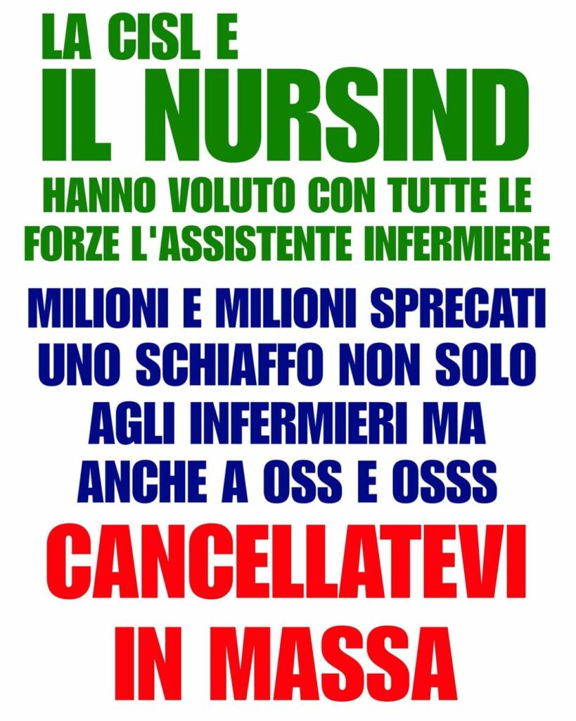 1000206101-819x1024 Assistente Infermiere. È guerra tra i sindacati: "cancellatevi da CISL e Nursind".