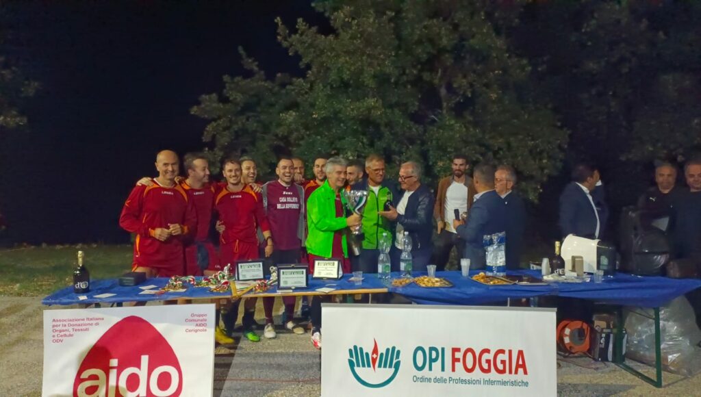 IMG-20240930-WA0041-1024x580 Quadrangolare di Calcetto “Sport e Salute”: un evento di solidarietà e inclusione tra gli Operatori Sanitari di Foggia.