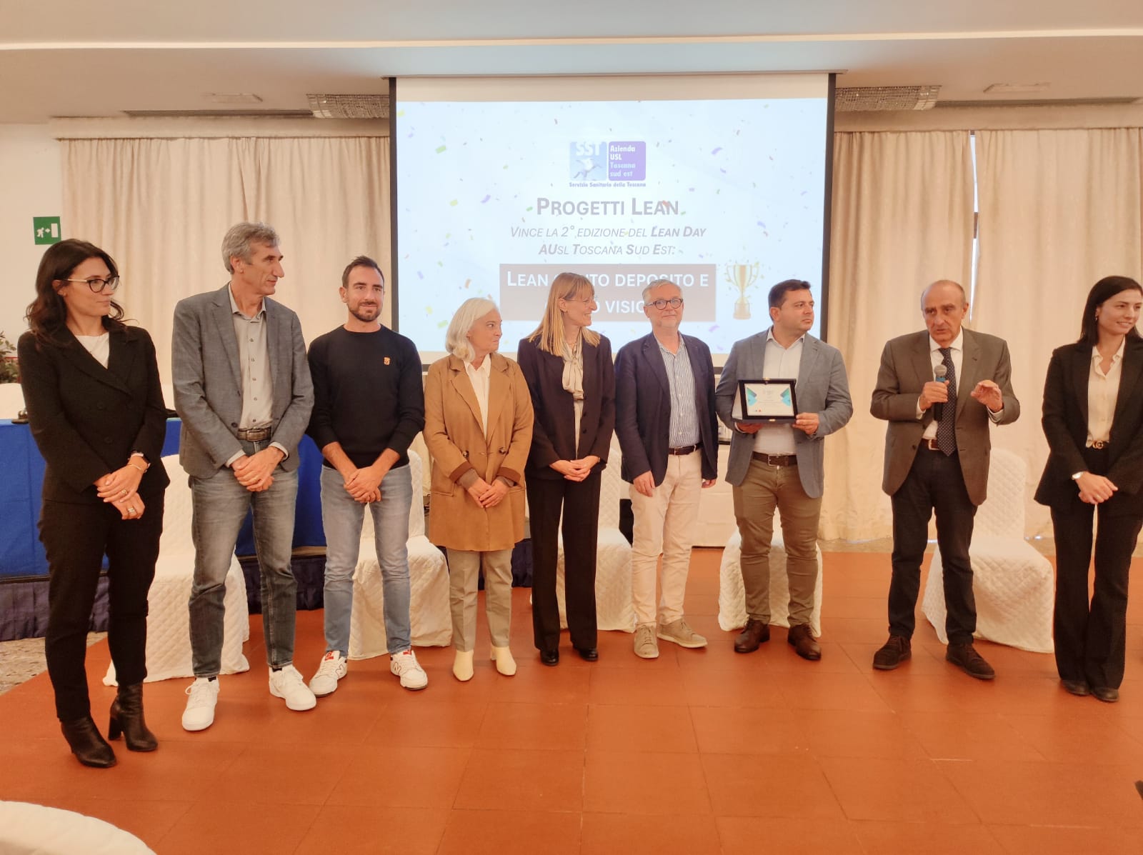 foto-giornata-progetti-Lean Quality & Lean day dell’Asl Toscana Sud Est, premiati i progetti che migliorano l’organizzazione sanitaria.