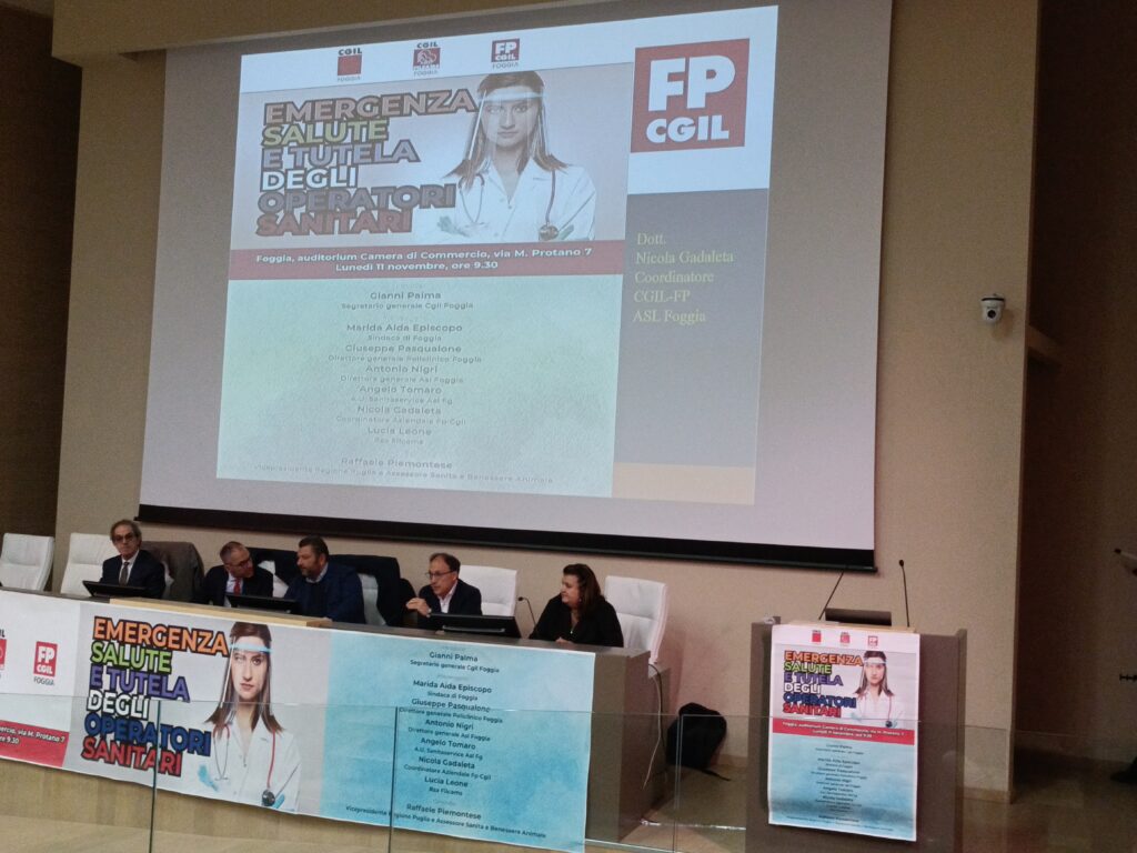 1000252161-1024x768 Foggia: Convegno CGIL sulla tutela degli Operatori Sanitari. Emergenza salute in primo piano.