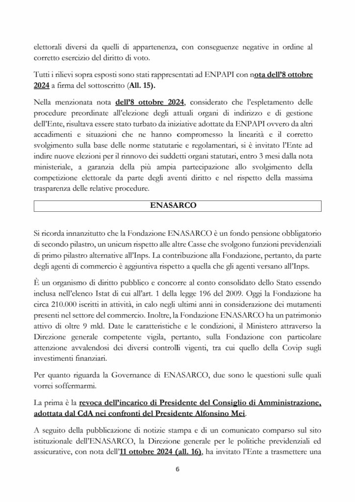 IMG-20241114-WA0077-724x1024 ENPAPI. Carte bollate, nuove elezioni, commissariamento o nulla di fatto? Il difficile futuro dell'Ente Previdenziale degli Infermieri LP.