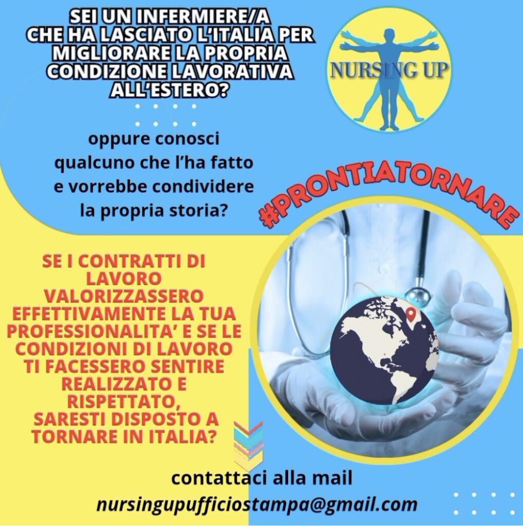 campagna-prontiatornare-1018x1024 Sanità, caso infermieri indiani, Nursing Up lancia #Prontiatornare.