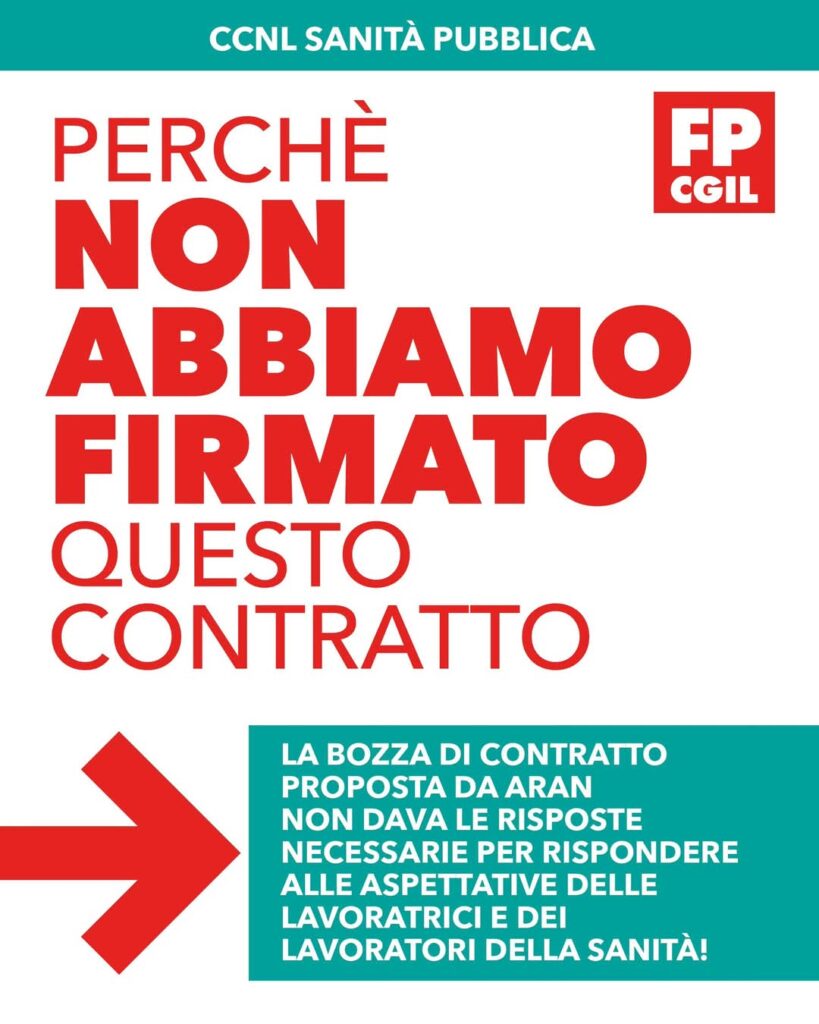 FB_IMG_1737109852668-819x1024 Perché FP CGIL non ha firmato il nuovo contratto CCNL Sanità Pubblica?